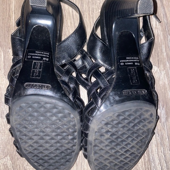 Strappy black Aerosoles Heels size 8.5 NWOT - Picture 6 of 9